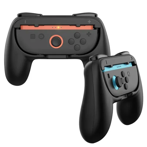 Imagen 2 del producto Paquete de 2 empuñaduras de mano para Nintendo Switch 2, empuñaduras Joy-Con, Kit de mango ergonómico antideslizante, accesorios 2025 para controlador Joy Cons