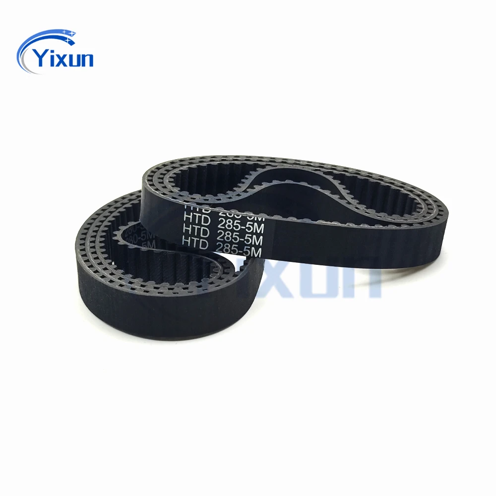 HTD 5M Rubber Timing Belt Length 235 240 245 250 255 260 265 270 275 280 285 290 295 300mm Width 10/12/15/20/25/30mm Drive Belt