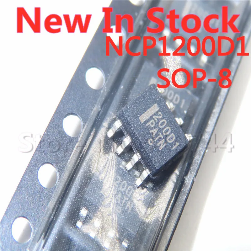 5PCS/LOT 200D1 NCP1200D1 SOP-8 NCP1200D100R2G power chip In Stock NEW original IC