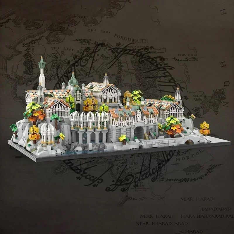 Popular Movie Mode Moc Building Blocks Mini Craft Castle Technical Street View Bricks DIY Assembly Construction Holiday Gift Toy