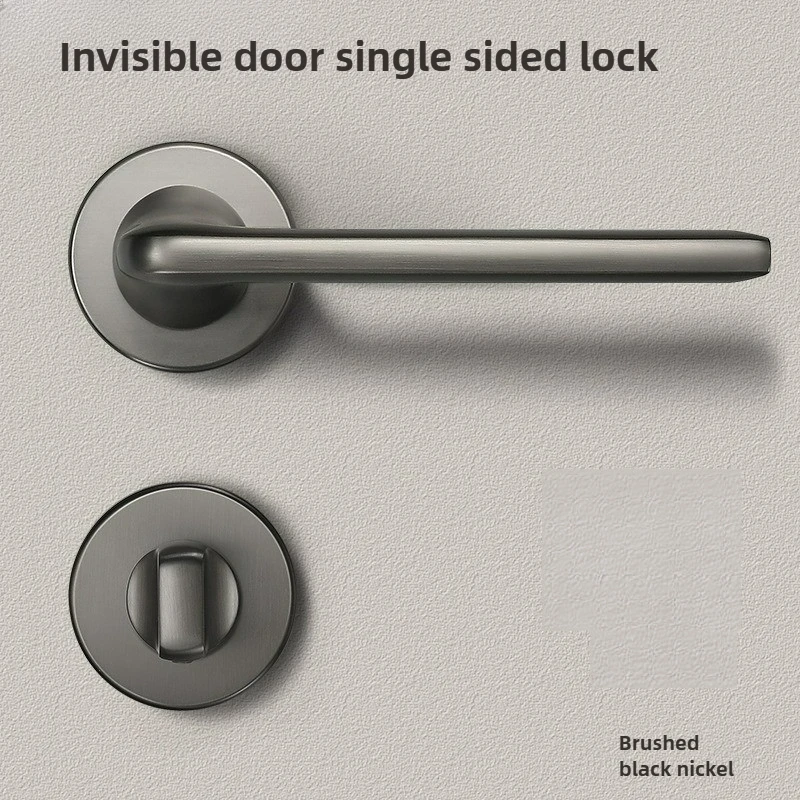 

[Invisible Door Special] Modern Simple Single Sided Invisible Door Lock with Hidden Handle for Indoor Bedroom Locks