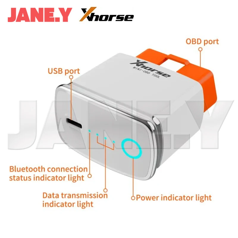 Xhorse For Toyota Smart Key Support Add Key And All Key Lost Xhorse XDMOT0GL MINI OBD Tool 4D 8A Chip Programming FT-OBD Adapter