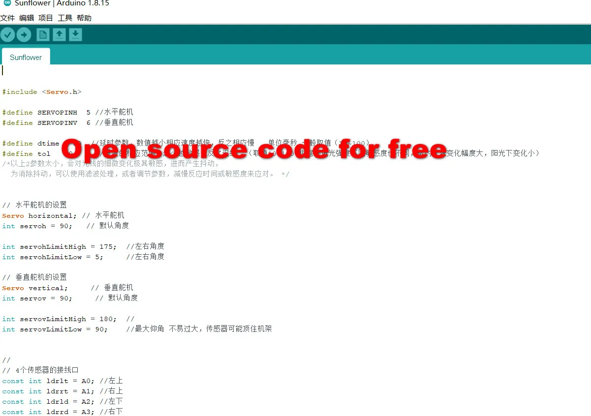 ระบบติดตามพลังงานแสงอาทิตย์อัตโนมัติสำหรับหุ่นยนต์โปรแกรม Arduino ของตกแต่งงานปาร์ตี้ทักษะการเรียนรู้อัตโนมัติพัฒนาชุดอิเล็กทรอนิกส์เพื่อการศึกษา