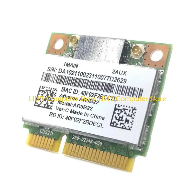 A52B AR5B22 Mini PCI-E rete PCI-E 2.4/5GHz Doppia frequenza 300m Adattatore WLAN 300m