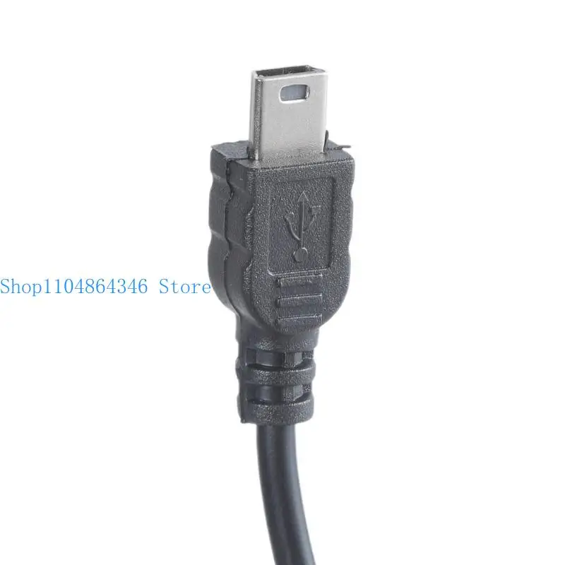 5ASD USB 2.0 MALE A ถึง MINI B 5-PIN CABLE