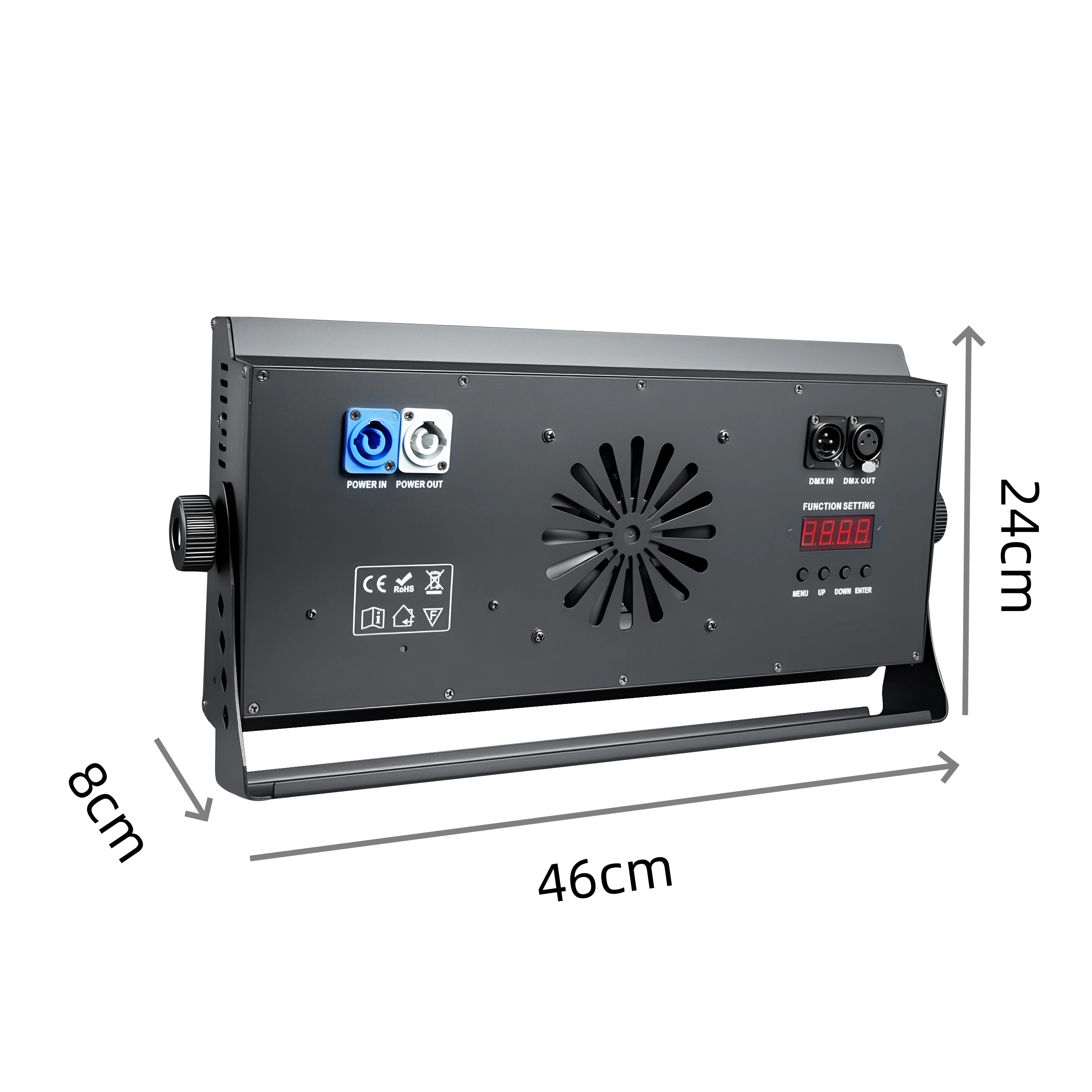 400W LED RGBW & Kaltweiß/Warmweiß 5in1 120 Zonen Stroboskoplicht Wascheffekt Bühnenbeleuchtung Party DJ Disco Indoor Club Bar – Detail 4