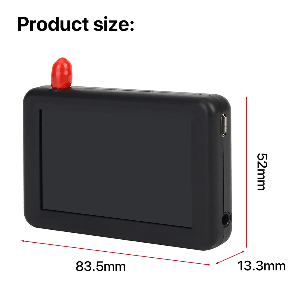 DMKR 5.8G 40CH FPV Display 3 Polegadas com Antena Lanterna para RC Multicopter FPV Drone