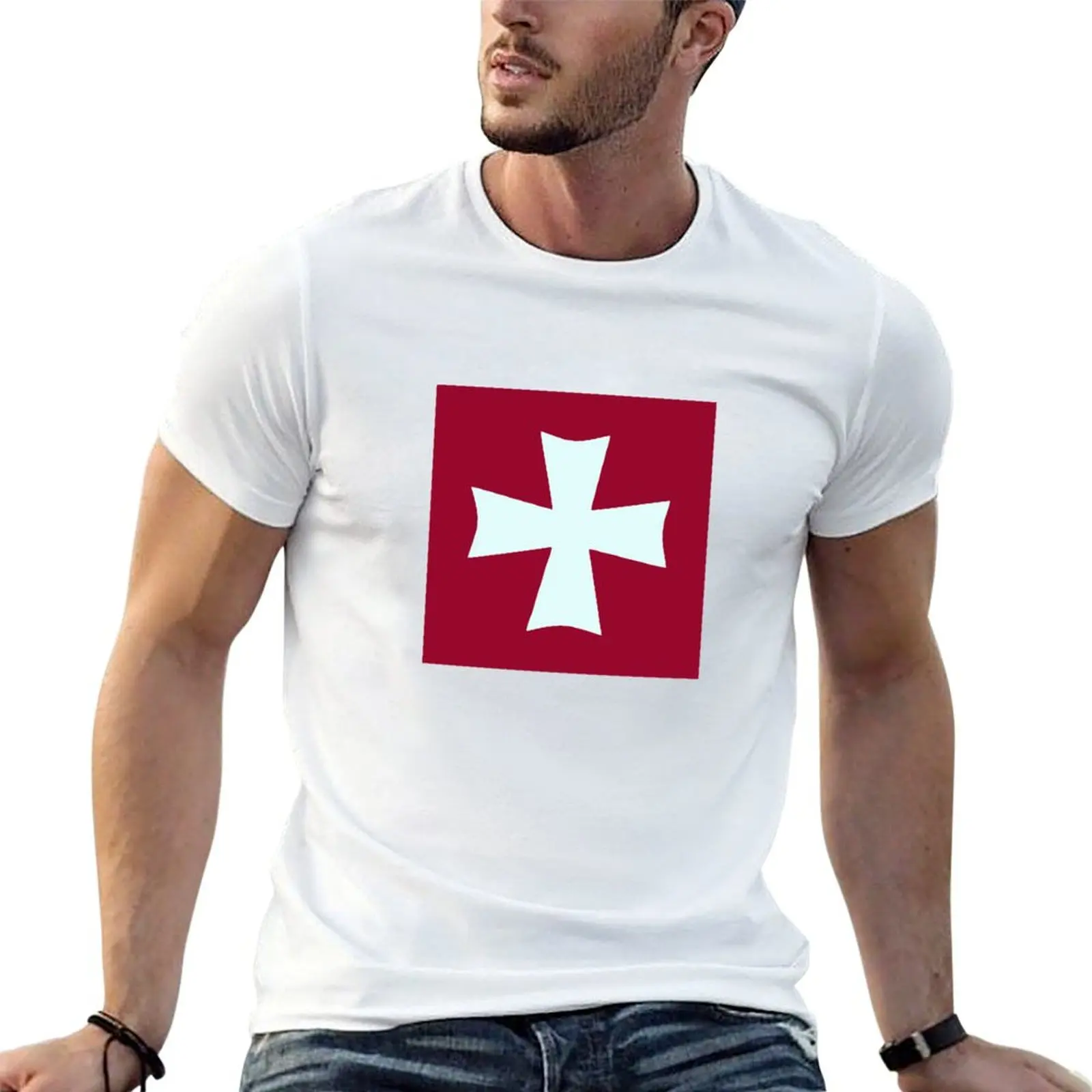 Camiseta con bandera de Sant Joan Ciutadella de Menorca, camiseta clásica con gráfico y manga corta