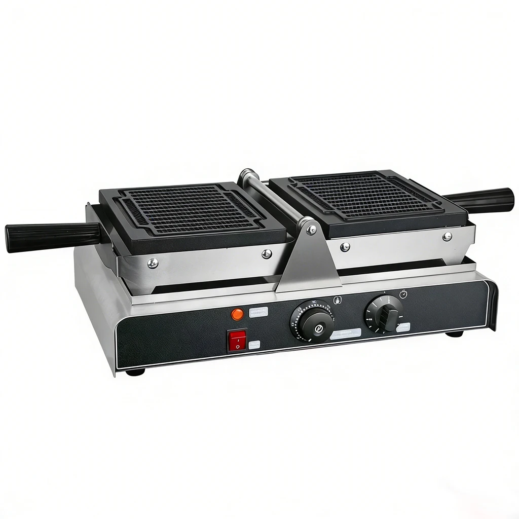New Threaded Lightweight Waffle Maker, Timer, Fast Food Snack, Electric Automatic, Fries Shaped, Commercial Waffle Stick