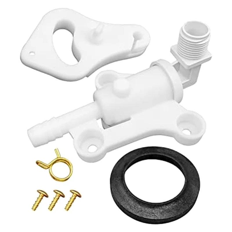 Durable 34100 RV & Camping Toilet Water Valve Kit Compatible With Aqua-Magic Easy To Use