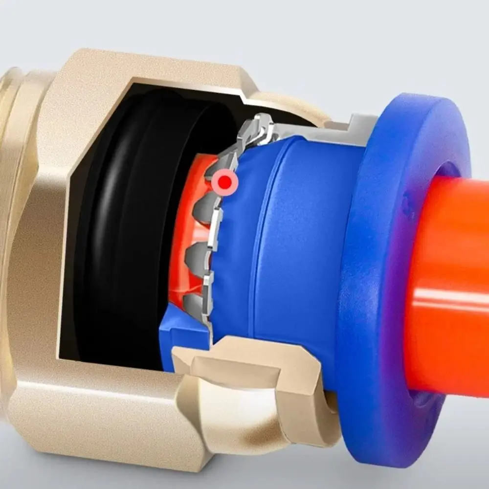 High Quality Brass Pneumatic Fitting PC 4 6 8 10 12MM Multi Size Air Connector Pipe Quick Connectors Air Tools