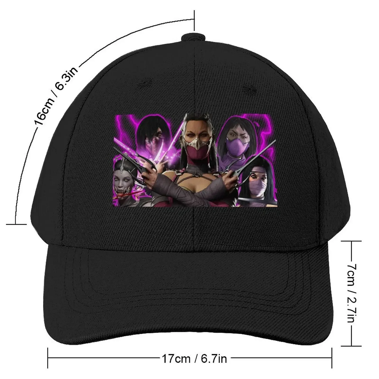 Mortal Kombat 1 - Mileena MK Baseball Cap Custom Cap Luxury Man Hat Mountaineering Men Women's