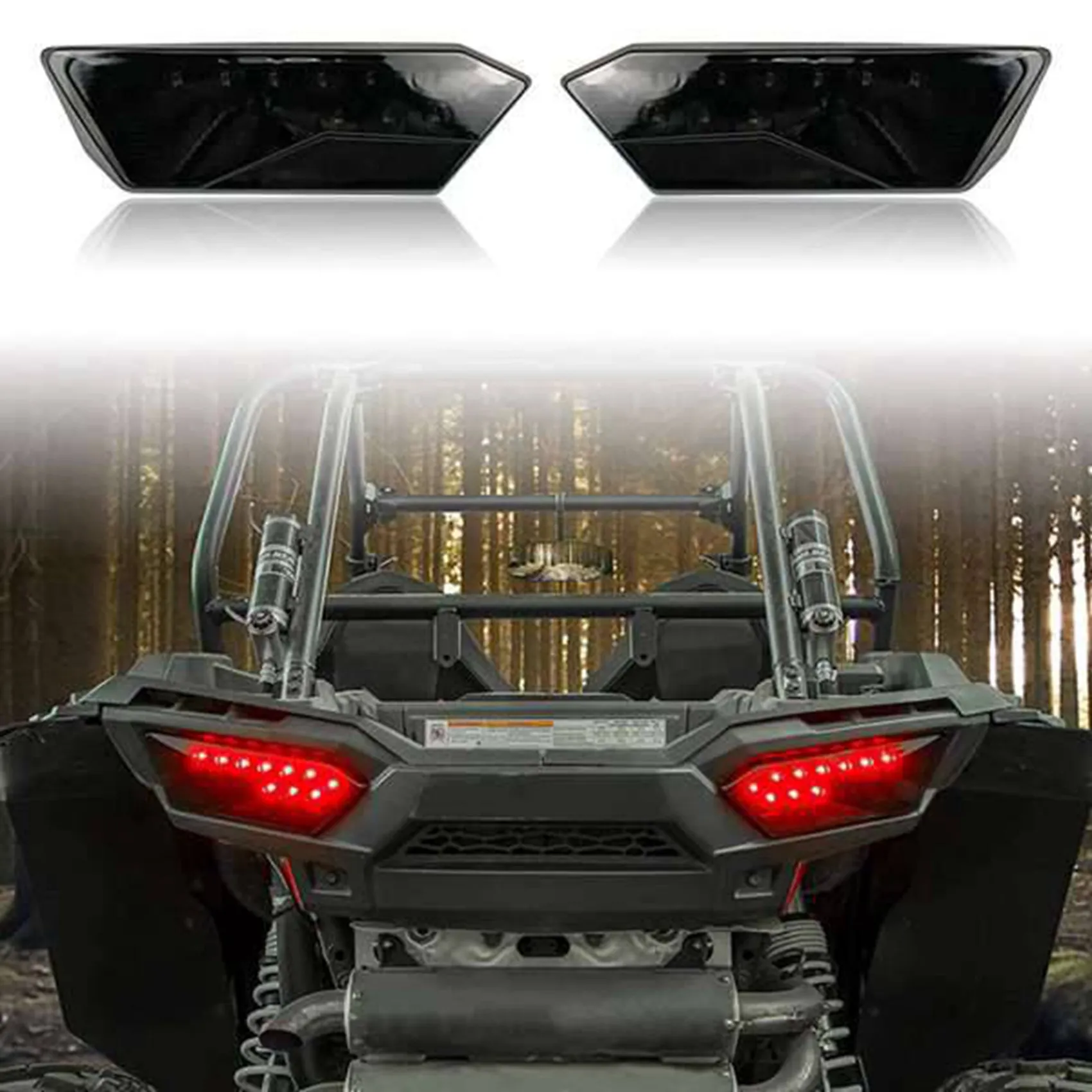 Auto-Rücklicht, Seitenrücklicht für Polaris RZR 900 RZR 1000 RZR 4 XP ATV UTV 2412341 2412342