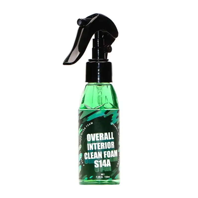 

100ML Car Foam Cleaner For Leather Seat Decontamination Multifunctional Car Interior Cleaner Spray Tool