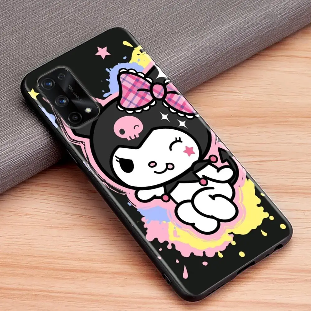 Funda Coque Case For OPPO Realme X50 X7 XT X 10 9 9I 8 7 6 5 Pro Plus 5G Case Capa Shell Carcasa Cover Cartoon S-Sanrio K-Kuromi