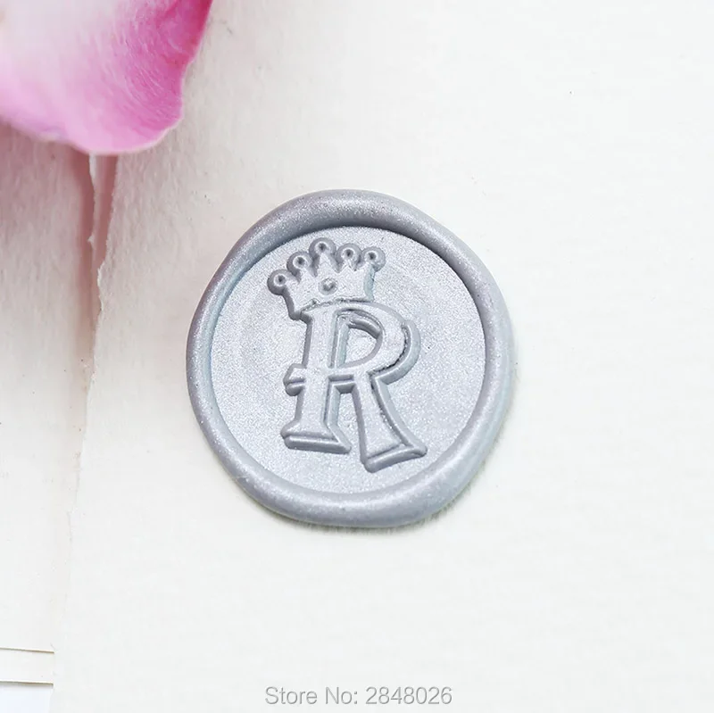 Custom Crown with initials  Wax Seal Stamp,Birthday party seal,Baby shower stamp ,party wax seal stamp,Crown wax seal stamp set
