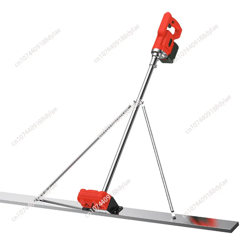 150cm Electric Concrete Polisher Level Floor Vibration Ruler Mortar Vibrator Screed Leveling Machine with Battery