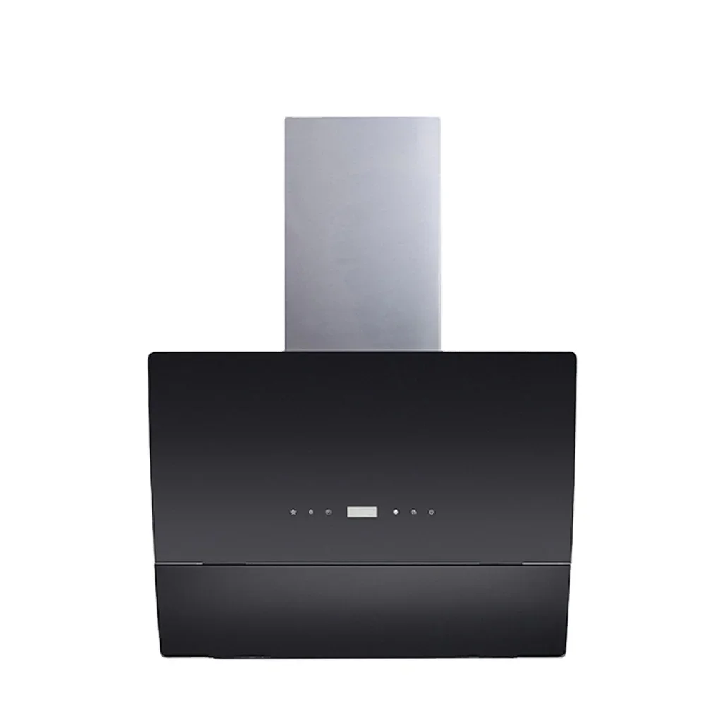 Consistent performance kitchen slant range hood wall mounted round corner range hood easy to scrub slant range hood