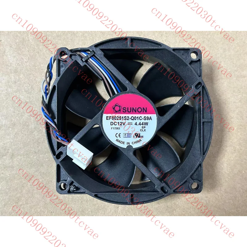 

1 PCS For SUNON Fan EF80251S2-Q01C-S9A DC 12V 4.44W 8025 8CM 4 Pin