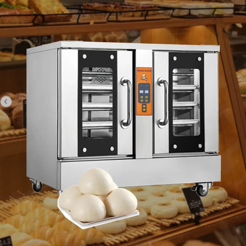 Hot SalesDouble Open Door Proofer Dough Cabinet Pastry Oven Bread Proofer Machine For Bakery