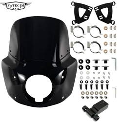 11 inch Motorcycle Front Fairing Road Warrior Fairing For Harley Softail Street Bob FXBB 2018-24 Standard Softail FXST 2018-2021