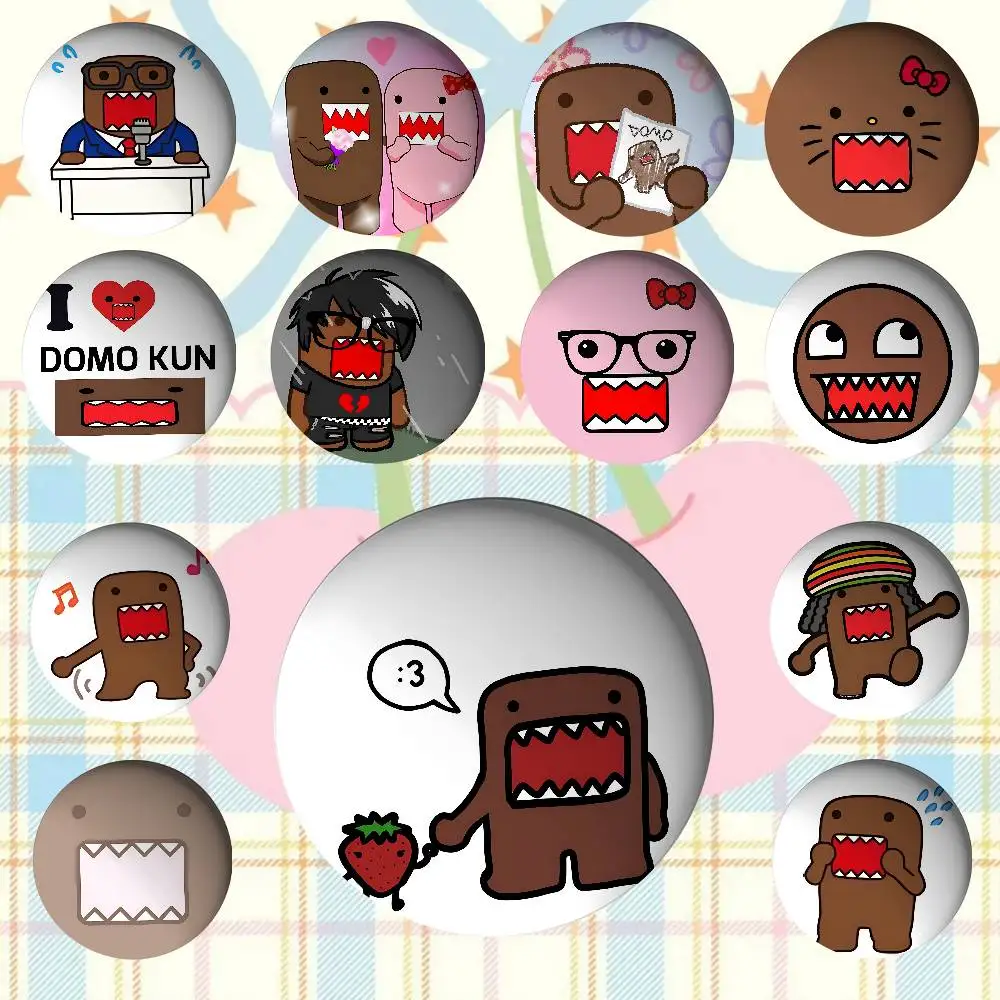 Süße D-Domo Kun Abzeichen Weißblech Soft Button Pin Brosche Metall Abzeichen Custom Schmuck Zubehör Hut Tasche Revers