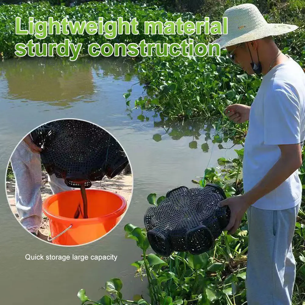 ثعبان السمك قفص صيد السمك ترقية البلاستيك الروبيان فخ قفص 6 حفرة 3 حفرة الصيد لوخ جراد البحر مختلطة الأسماك مخصصة ثعبان السمك محاصرة أثرية