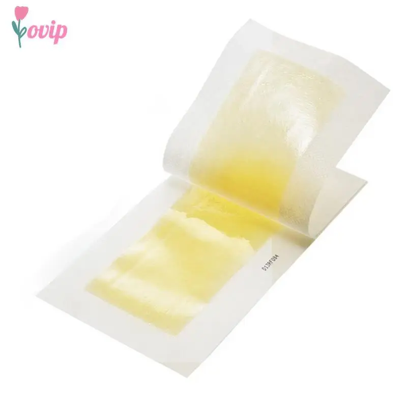 Épilateur dépilatoire double face, 5 pièces, bande d\'avertissement, tampon de papier, patch d\'épilation pour visage, jambes, corps, bikini, ati elles