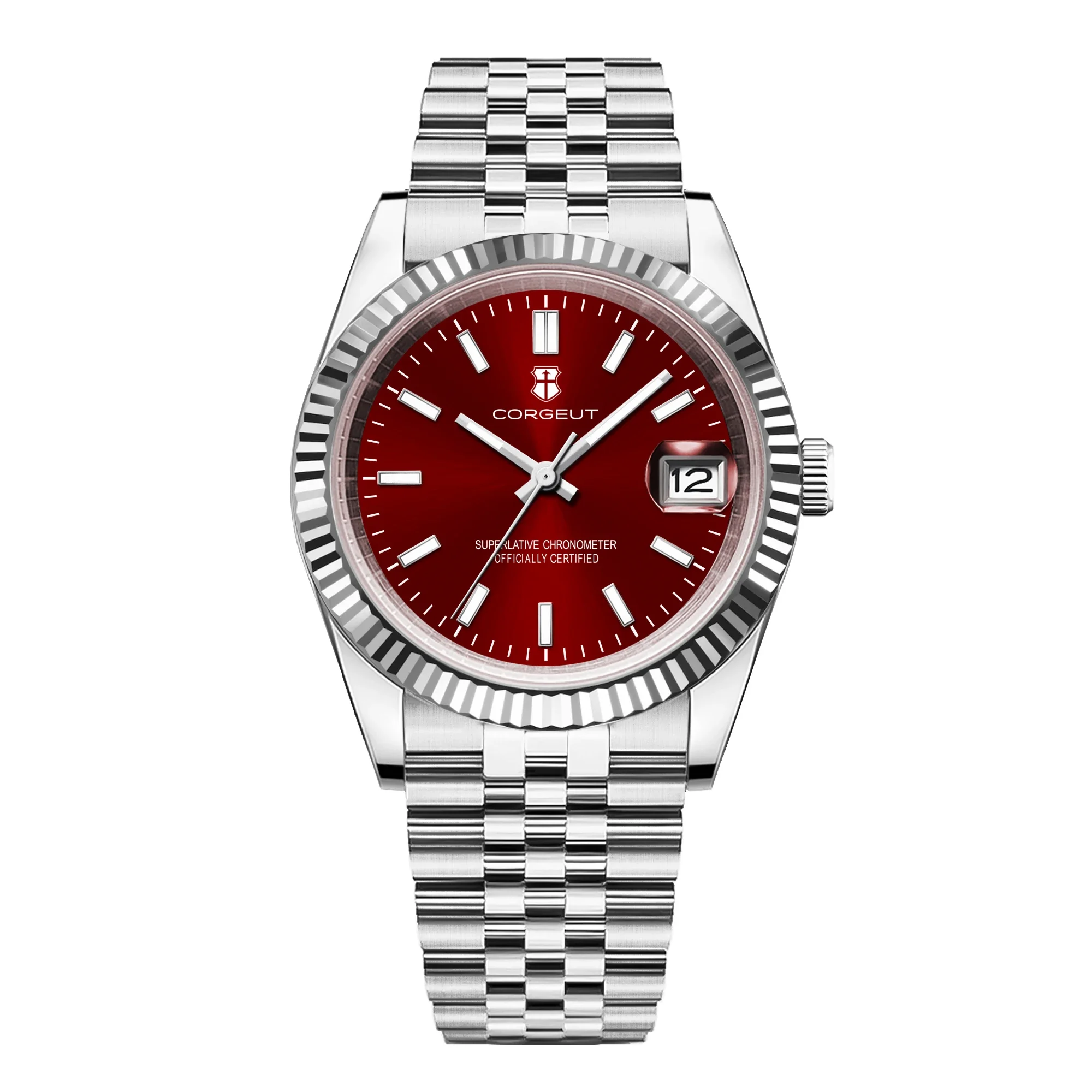 36/39mmLogo personalizzato Orologi Orologio da polso meccanico automatico di lusso da uomo Orologio impermeabile in acciaio inossidabile con vetro zaffiro