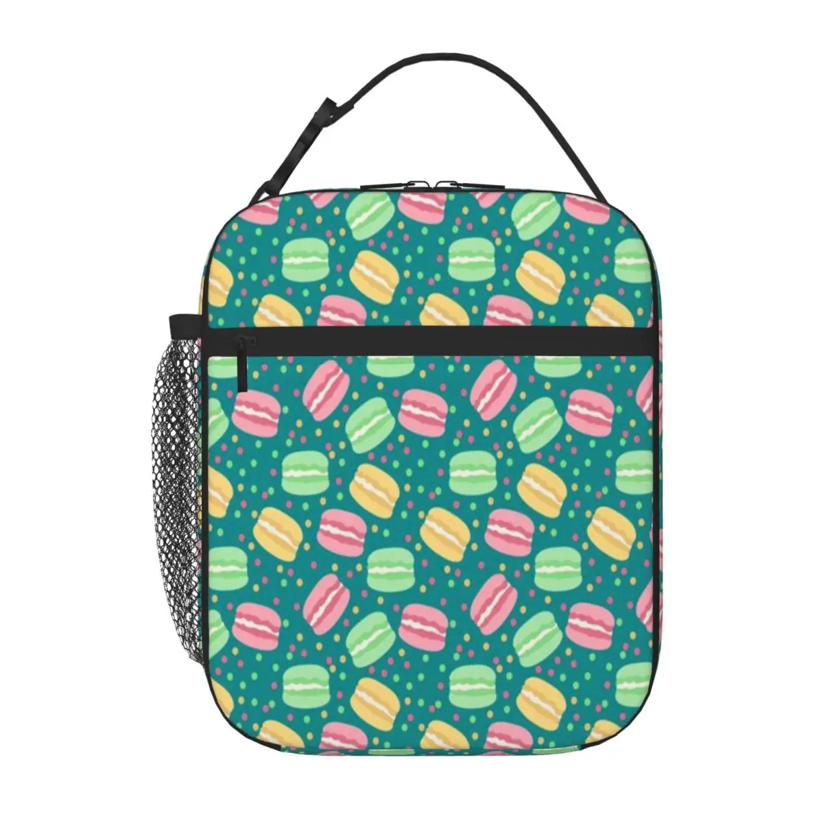 Hot Sale Pastel Macaroons Trendy Insulated Snack Tote School Field Trip Picnic Lunch Bag
