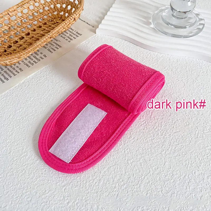 Stirnbänder zum Wickeln für Make-up, Hautpflege, Duschen, 30 Stück, Logo anpassbar, verstellbare Schal-Stirnbänder für modische Damen und Herren – Detail 16
