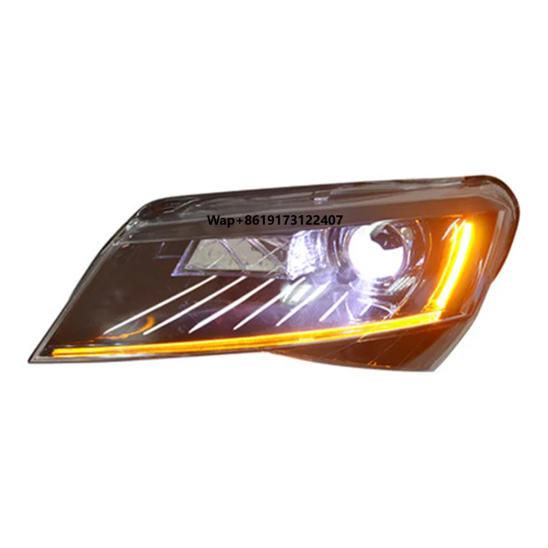 High Level Modify Plug and Play Headlamp for Superb 2016 2017 2018 Full LED Fog Light Body Kits Auto Accessories