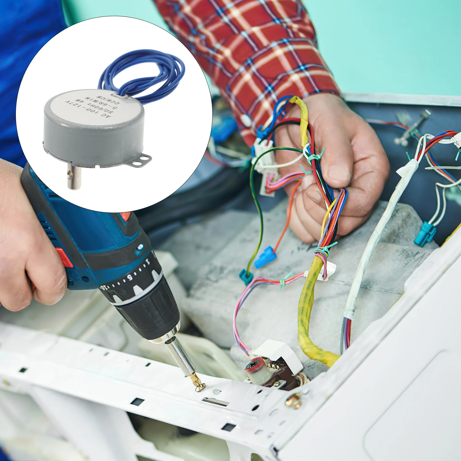 محرك متزامن على شكل حيوان الرنة بطيئة الدورية Cw Ccw محرك غير اتجاهي لعيد الميلاد الديكور دعامة الهالوين مروحة كهربائية