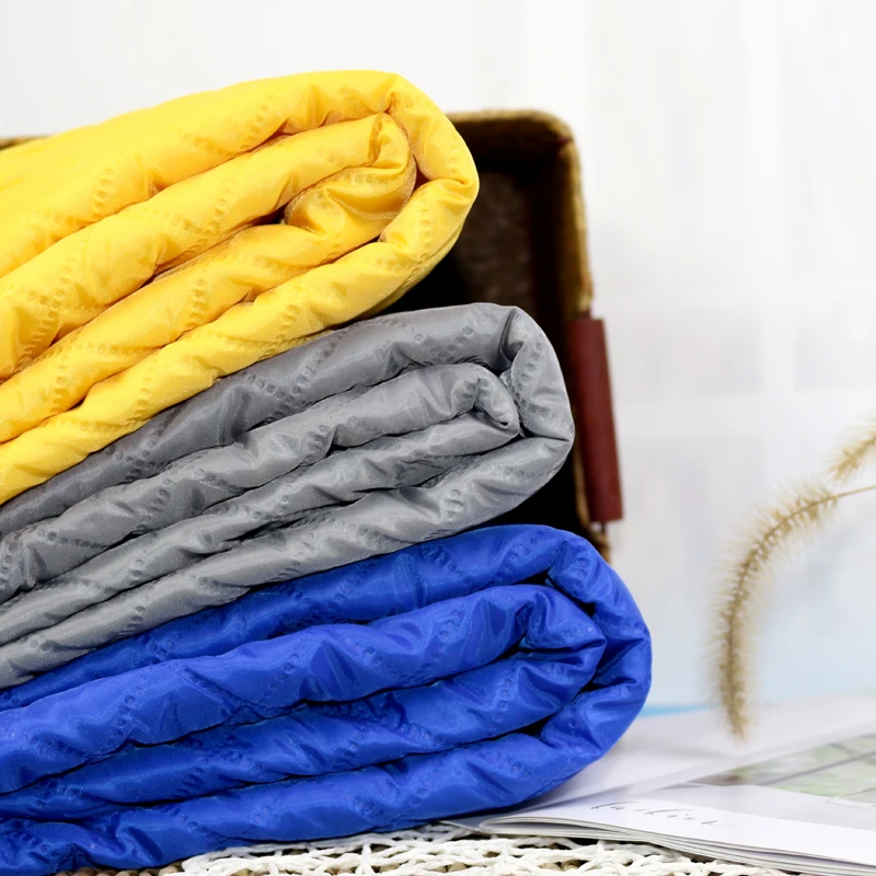 Winter Composite Cotton Lining Fabric By The Meter for Clothes Pillowcase Cushion Diy Sewing Cloth Thick Warm Fluffy Plain White