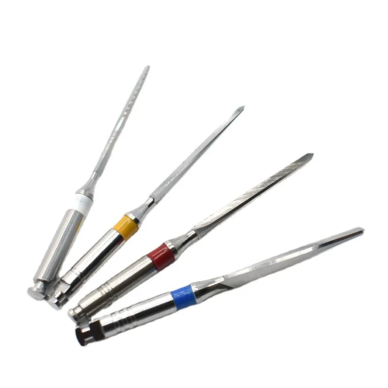 

4pcs/box Dental Machine Drills Reamers Stainless Steel Drills Post Preparation Root Canal Files Large Taper Files Dental Materia