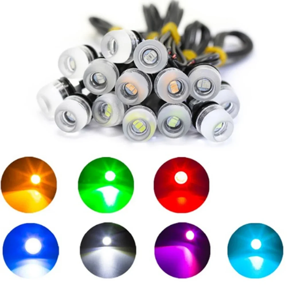 2PCS Luz de Placa de Carro com Chip LED, Luz de Sinalização e Luz Traseira 12V 5630 LED para Motocicleta e Carro