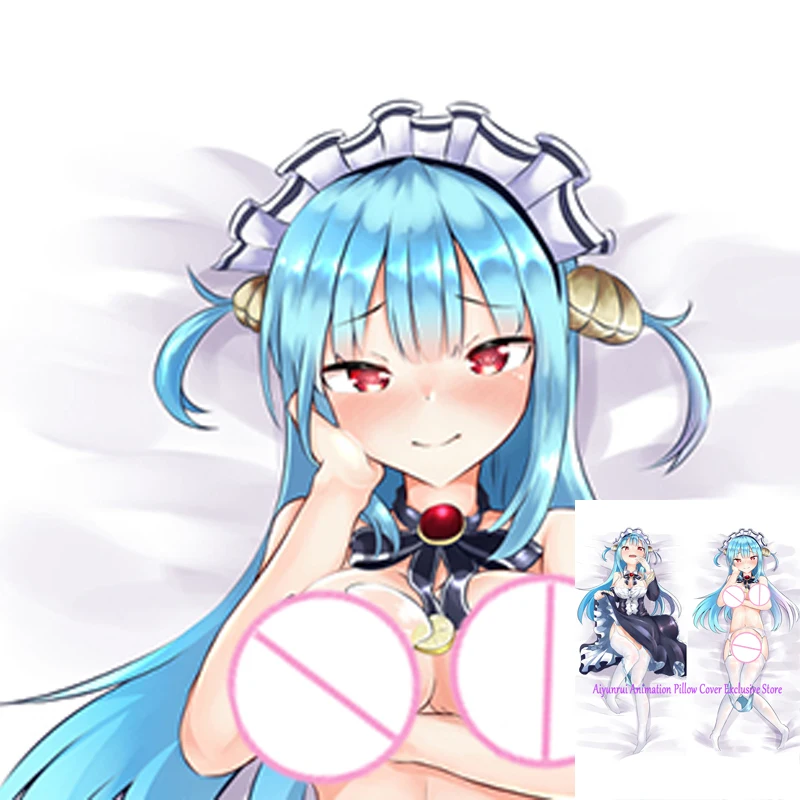 

Anime Pillow Cover Dakimakura Neptune 2 Side Printed Hugging Body Pillowcase Cushion Cover Bedding Young Girl Tits