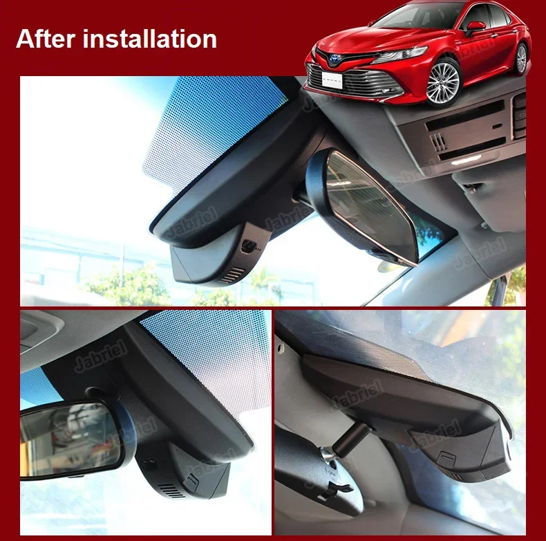 For Toyota Camry xv70 70 v70 For Toyota Camry LE XLE For Toyota Camry SE XSE 2017 2018 2019 2020 Aurion Car Dvr Dash Cam Camera view 6