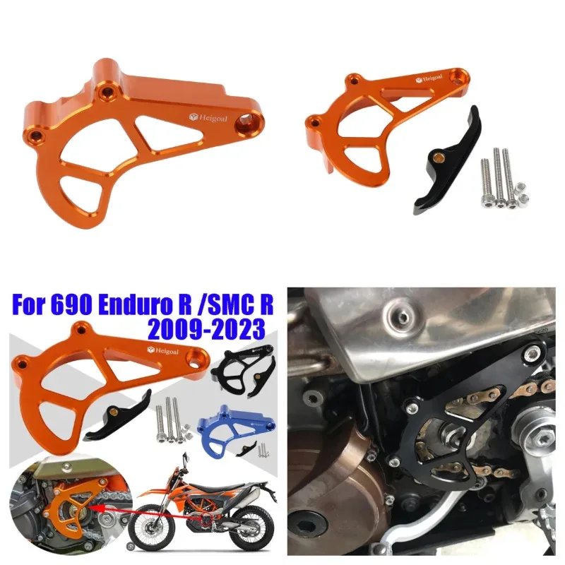 

For KTM 690 Enduro R 690 SMC R 2009-2023 2019 2020 2021 2022 Accessories Front Sprocket Cover Case Saver Protector Chain Guard