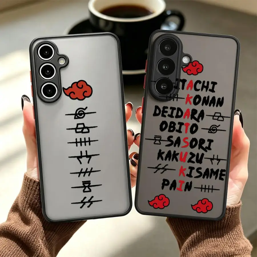 Case for Samsung Galaxy A16 A15 A73 A35 A56 A55 A52S A72 A54 A53 A17 A52 A34 A36 A14 A23 Phone Cover N-arutos Logo