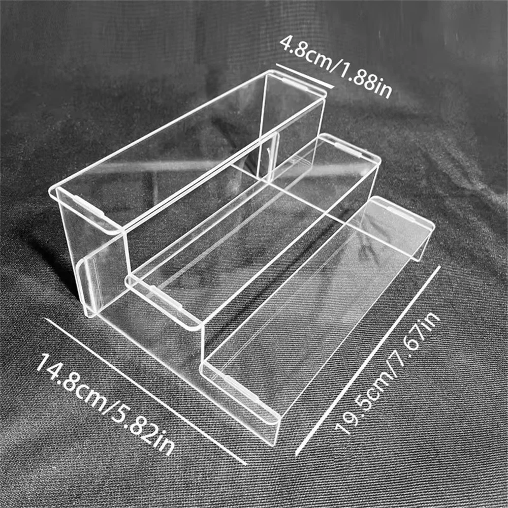 Clear Acrylic Display Stand For Anime Figures Cupcake Shelf Organizer Desserts Holder Jewels Display Risers Stand Perfume Stand