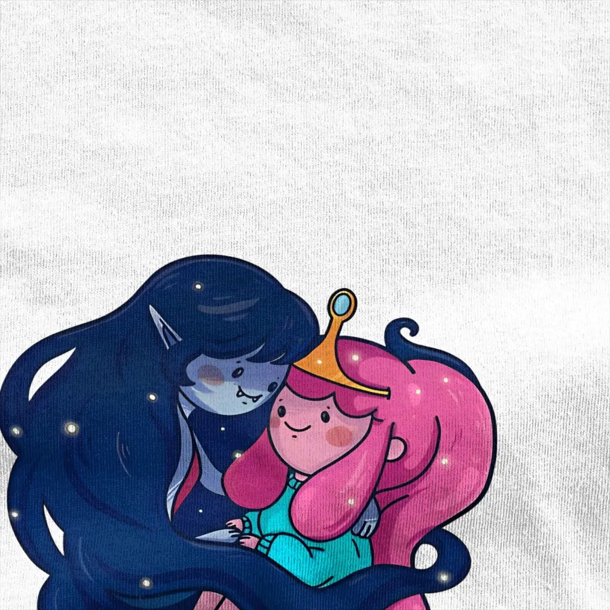 Men's Marceline X Princess T Shirts 100 Cotton Tees Beach Y2K Fun Short-Sleeved T Shirt O-Neck Harajuku Tshirt Plus Size 5XL 6XL