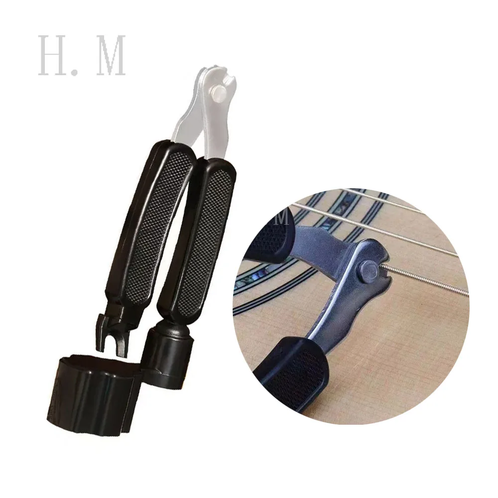 

Wooden Guitar String Changing Tool Installation String Cutter Winding String Winding Three-in-One Pliers String Puller Bakelite