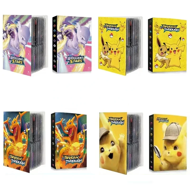 240pcs Pokemon Cards Album Book Kid Game Card Binder Folder Loaded List Anime Mewtwo Charizard Card Collections Book Toy Gift