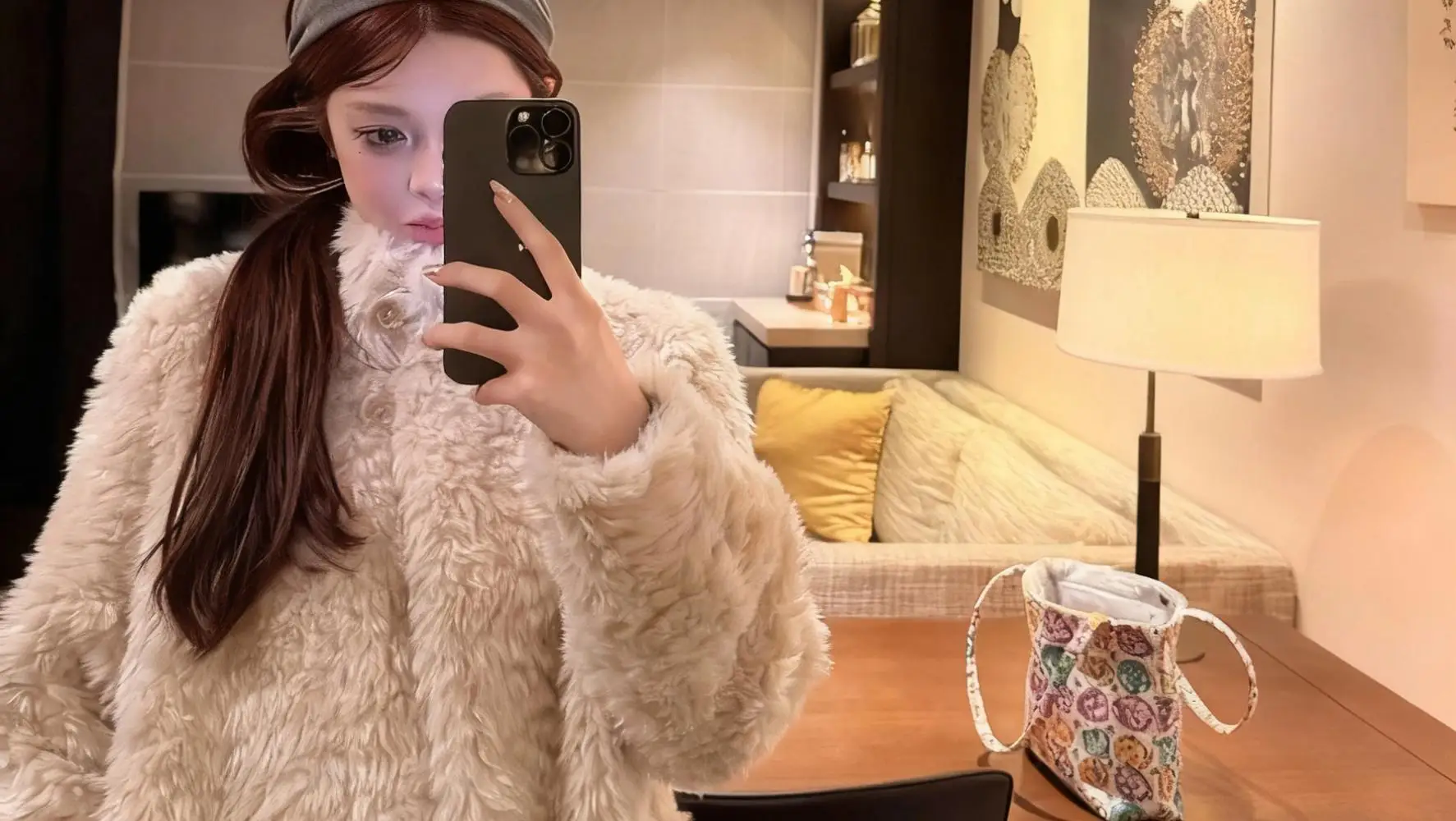 Women Faux Shearling Fur Coats Solid Fur Jackets Cotton Linen Stand Collar Long Sleeves Single Breasted Loose Casual 2026 Winter