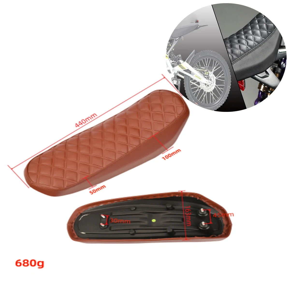 

Подушка сиденья из искусственной кожи, водонепроницаемая для Surron Light Bee X Light Bee S Light Bee L1E X/S, аксессуары для электрического велосипеда, запчасти