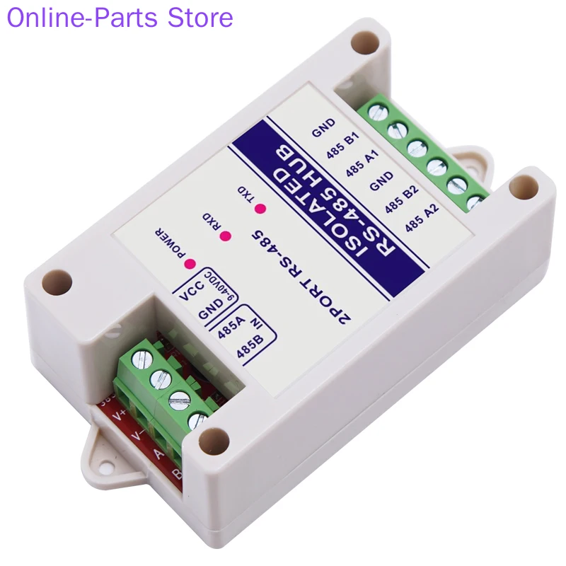 

RS485 Repeater Cache Optoelectronic Isolation Modbus Dual Host Hub Two Masters Industrial Grade Two Masters One Slave