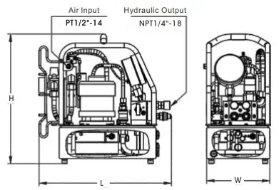 Peiqi SPA-70 3 سرعات مفتاح العزم الهيدروليكي P ضغط عالي للغاية 700 بار الهواء الهيدروليكي P سبا محرك التعدين الطاقة