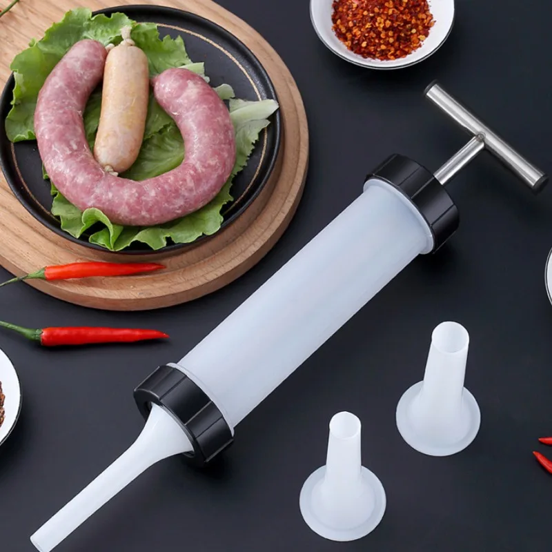 Handmatige Sausage Vulmachine Huisgemaakte Worst Stuffer Worst Spruit Gadgets Handmatige Meat Injector Tools Home Kitchen