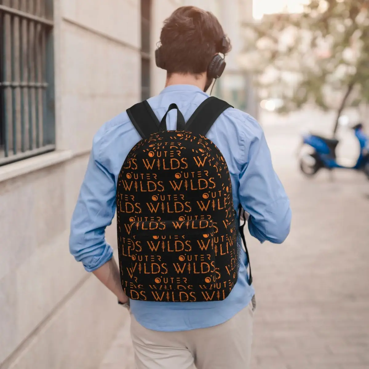 Outer Wilds Ventures Patch Student Backpack School Bag Hiking Travel Daypack for Boys Girls Bookbag Shoulder Bags